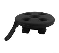 Feeshoppher Floating Drink Holder Inflatable Pool Drink Holder Floating Beverage Tray Lightweight Foam Beverage Holder with 5Cup Holders Water Party Supplies for Swimming Pool Beach Lake H-ot T-ub Spa