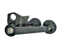 Feeshoppher Folding Bike Chain Tensioner for Brompton, Outer 1/2/3 Speed Inner 3 Speed Rear Derailleur with 10T Guide Wheel, Engineering Plastic Black 143mm