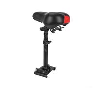 Feeshoppher Folding Electric Scooter Seat with Shock Absorber, Adjustable Saddle for Xiaomi Pro 1S Lite, Aluminum Alloy Frame with Soft Breathable Cushion, Black