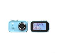 Feeshoppher for MINI Keychain Camera 1080P HD Video Recorder with 1.47 Inch LCD Screen Compact Pocket Size Built In Flash and Fun Filters for Travel Outdoor Sports and Creative Photography w(Blue)