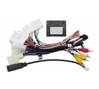 Feeshoppher For Toyota Navigation Power Wire Harness with Canbus Protocol Box and Tail Line Adapter for Android Large Screen Systems, Pure Copper and Plastic Construction with 12V S