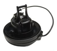 Feeshoppher Fuel Tank Cap Lock Cover for 208 2008 508 RCZ C3 C5 C6 DS5 Plastic Black OEM 9687552880 1609818980 1508N7 Car Oil Petrol Lid Replacement