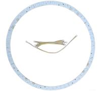 Feeshoppher LED Strip for Ceiling Fan Light 45cm 48W Curved LED Fan Light Strip with Three Color Temperature Change Energy-Efficient Fan Light LED Strips(LIGHT STRIP)
