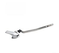 Feeshoppher Left-Side Mount Toilet Flush Handle Replacement Kit, Polished Chrome Trip Lever for Toilet Tank, Stainless Steel Construction with Smooth Flushing Action and Water-Savin