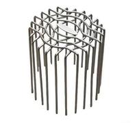 Feeshoppher Round Roof Floor Drain Cover 304 Stainless Steel Large Discharge Balcony Drainage Grate for Outdoor Rain Pipe End Gutter Guard Debris Prevention Silver(110mm)
