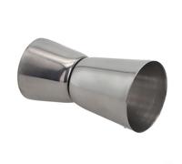 Feeshoppher Stainless Steel Double Jigger Measure 15ml 30ml for Cocktail Bar Pub Club Drink Mixing Tool with Dual Capacity Precision for Professional Home Bartender Use in Kitchen