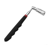 Feeshoppher Telescopic Magnetic Pick Up Tool with LED Light, Extendable Pickup Rod for Retrieving Screws Bolts Nuts from Gaps Holes, Portable Pocket Magnet Pen for Home Car Workshop
