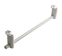 Feeshoppher Towel Rail No Drilling Required Towels Hanger Bathroom Towels Rail Holder 50cm Carbon Steel Towel Bar Rails Storage Rack Hanging Organizer for Heating Radiator 0.3-2m