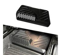 Feeshoppher Under-Seat Protective Power Cover with Air Outlet Vent for Volvo XC60 2018-2026 and XC90 2015-2026, Black Plastic Interior Accessory for Passenger or Driver Side, Enhanc(A)