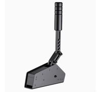 Feeshoppher USB Handbrake Simulator for PC Racing Games with Realistic ABS Construction Authentic Driving Feel Easy USB Connection Compact Size 31x17.8x4.6cm Black for Enhanced Gami