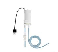 Feeshoppher USB Powered Water Pump 4L/min Self-Priming Low Power Consumption Plastic Construction with 5V 2A Input and Automatic 30 Minute Shut-Off for Aquariums Hydroponics Sm(300cm)