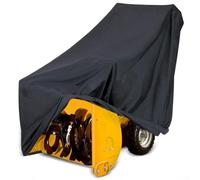 Feeshoppher Waterproof Snow Blower Cover 210D Oxford with UV Protection, Windproof All-Weather Shield for Two-Stage Snow Throwers, Tear-Resistant Outdoor Storage Bag 109x81x89/127cm