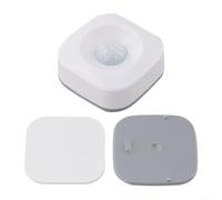 Feeshoppher Wireless PIR Motion Sensor for Tuya Smart Home Automation, Human Infrared Detector with 7m Range, Real-Time Day and Night Monitoring, Smartphone Remote Control, Trigger