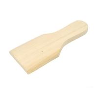 Feeshoppher Wooden Clay Racket Pottery Making Tool Solid Silk Cotton Wood Curved Clapper Board for Shaping and Flattening Clay Tablets Large Tapping Area Smooth Non Sticky Mud Te