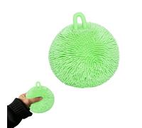 FEESHOW Calming Sensory Balls for Autistic Children Adult Fuzz Squishy Stress Ball Soft Silicone Food Fidgets Light Green One Size