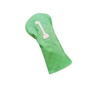 FEESHOW Elegant Golf Driver Cover - 1# Wood Fit, Premium Shield Green Driver One Size