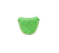 FEESHOW Elegant Golf Driver Cover - 1# Wood Fit, Premium Shield Green Half-Round Putter One Size