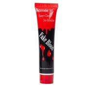 FEESHOW Fake Blood Makeup Party Accessory Washable Halloween Cosplay Props For Face Eyes Body Zombie 2Pcs One Size