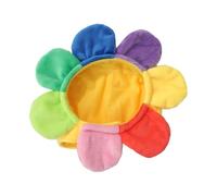FEESHOW Funny Pet Costume Hats Pet Joker Beer Mug Demon Sunflower Hat Cosplay Dress Up Christmas Halloween Costume Accessories Type B One Size