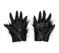 FEESHOW Gorilla Mask Simulation Full Head Latex Animal Masks for Halloween Theme Parties Cosplay Golves One Size