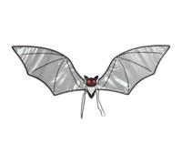 FEESHOW Halloween Bat Wings Glossy Vampire Devil Wing for Masquerade Cosplay Fancy Dress Black 1 One Size