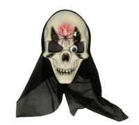 FEESHOW Halloween Skull Masks Haunted House Scary Horror Mask for Carnival Masquerade Costume Party Type A One Size