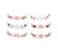 FEESHOW Natural-looking Fake Freckles Stickers Waterproof Temporary Face Tattoos With Realistic 12 Sheets Type C One Size