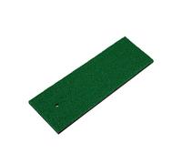 FEESHOW Nylon Grass 3D Golf Practice Mat - Mini Chip Shot Trainer with Shock Absorption - Indoor Outdoor Swing Training Aid for All Skill Levels Green 18.5 * 60cm