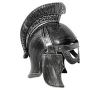 FEESHOW Retro Medieval Viking Knight Helmet Soldier Warrior Costume Hat for Halloween Carnival Cosplay Silver A One Size