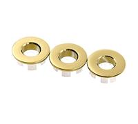 FEESHOW Sink Overflow Covers Kitchen Bathroom Sink Overflow Ring Basin Trim Bath Sink Hole Round Hole Caps Insert Spares Gold One Size