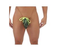 FEESHOW Tanning Cover for Men Novelty Funny Underwear Tanning Pouch Briefs Drawstring Scrotum Honeymoon Type K One Size