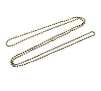 Feet Ball Bead Chain 10pcs 1.5 2.0 .4mm Length 65cm Ball Beads Chain Necklace Bead Connector for Charms Base Tray Chain for Jewellery Making(Bronze,2.4 mm)