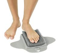 Feet Cleaner Brush Foot Scrubber Scrub Massager Shower Bath Tub Floor Exfoliating Spa with Non Slip Suction Cups