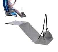 Feet Hammock - 100x45cm Travel Footrest, Adjustable Leg Sling, Soft Cushion Support, Portable Strap Legs Hammocks, Lightweight Fabric Relaxer | Kids Baby Toddler Sleep Aid for Plane, Desk, Office, Tra