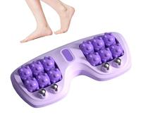 Feet Massage Roller - Deep Tissue Double Feet Massager | Ergonomic Relieving Tool Exercise Equipment for Women Runners Athletes Elderly Home Studio Bedroom Outdoor