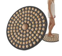 Feet Massager - 19.7 Inch Wooden, Ergonomic Massage Pad, Foldable & Portable | Pressure Point Relief Tool, Natural Mat for Home, Office, Travel Use by Adults, Women, Men, Family and Frien