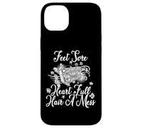 Feet sore heart full hair a mess Case for iPhone 14 Plus
