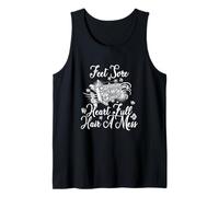 Feet Sore Heart Full Hair a Mess Tank Top