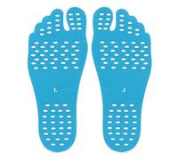 Feet Sticker Pads Adhesive Anti Slip Heat Resistant Sole Protectors for Beach Summer Outdoor Activities Cotton Elastic Cloth 24.4x10cm 1 Pair