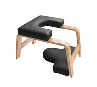 Feet Up Trainer Headstand Stool,Yoga Headstand Bench,Home Yoga Inversion Chair,U-Shaped Stool,330 Lbs Load Capacity,for Bedrooms(Black)