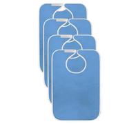 FEETER Adjustable Adult For-for Eating Bibs 4pcs Terry Cloth for Elderly Women Men Clothing Protectors