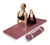 Feetlu Extra Thick 12mm Exercise Mat - Non-Slip, Joint-Friendly & Cushioned Fitness Mat for Yoga, Pilates & Floor Workouts - Durable, Supportive & Includes Feetlu Classic Strap