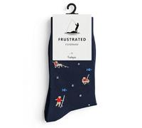 feetopia Socks with Frustrated Fisherman Design, Ideal Fishing Gift, 1 Pair Per Pack, Size 8-13
