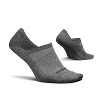 Feetures Elite Invisible Socks - Anti-Slip Sport Sock Liner with Targeted Compression - Gray, XL (1 Pair)