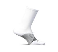 Feetures Elite Light Cushion Mini Crew in White