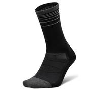 Feetures | Elite Light Cushion Mini Crew | Running Socks | Black Flash L