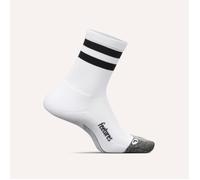 Feetures Elite Light Cushion Mini Crew XL-47-50 White Women