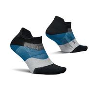 Feetures Elite Light Cushion No Show Tab Sock Wave, Black Sea (1 Pack), X-Large