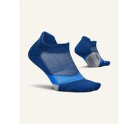 Feetures Elite Light Cushion No Show Tab Socks Blue White - S
