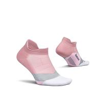 Feetures Elite Light Cushion No Show Tab - Targeted Compression Athletic Socks - (1 Pair), Pink Orchard (1 Pair), M